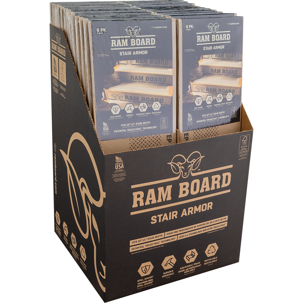 Ram Board Stair Armor for Stair Protection