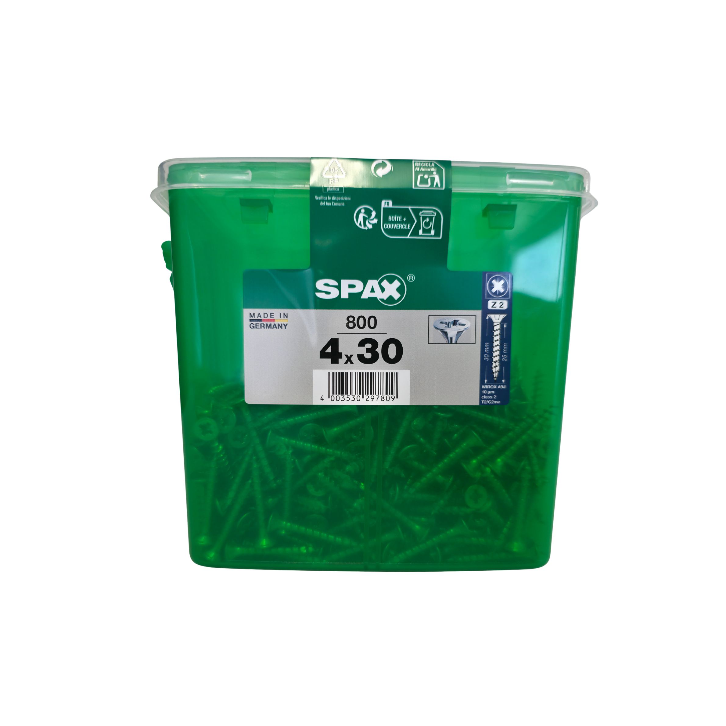 SPAX WIROX Universal Screws Tub - 4x30 (800)