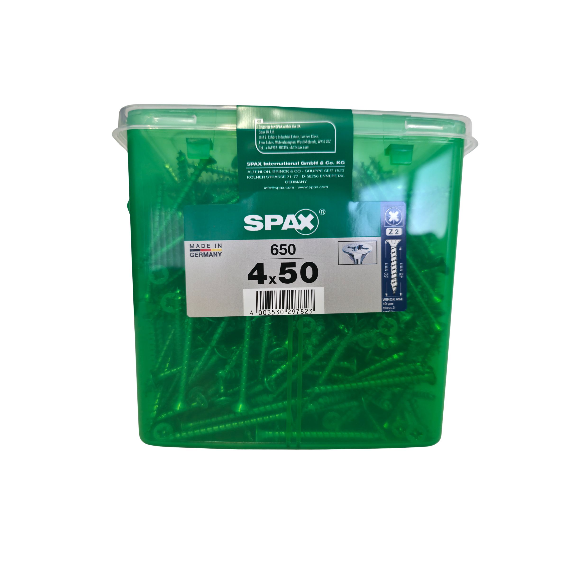 SPAX WIROX Universal Screws Tub - 4x50 (650)