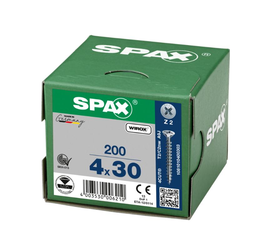 SPAX WIROX Universal Screws 4X30 (200)
