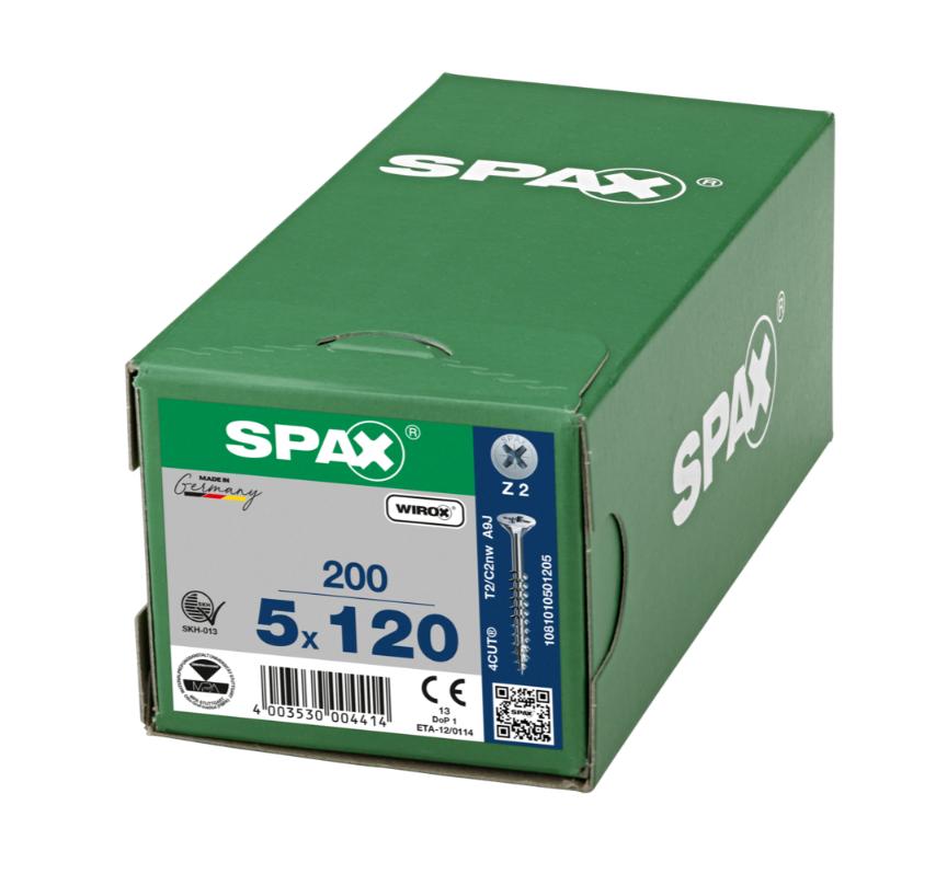 SPAX WIROX Universal Screws 5X120 (200)