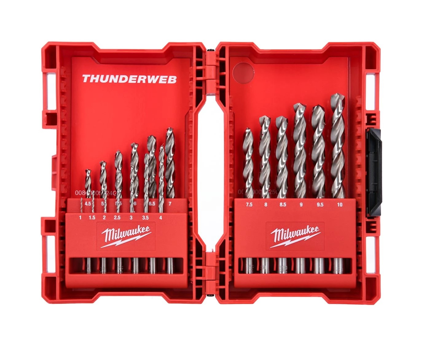 Milwaukee 4932352374 Thunderweb Metal Drill Bit Set - Pack Of 19, Thicker Cores, Polished Finish - View #6