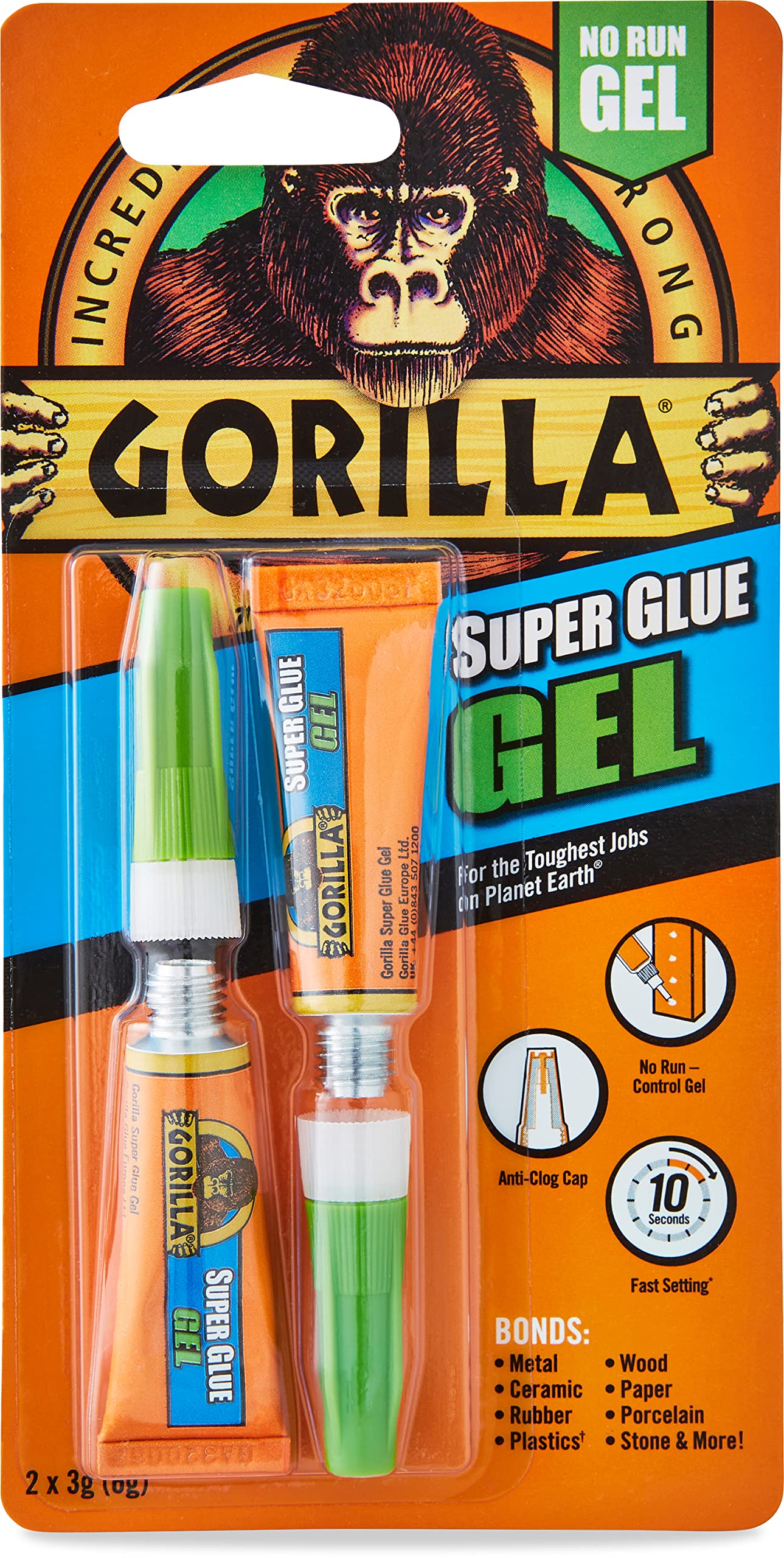 Super Glue Gel, 10 Pack