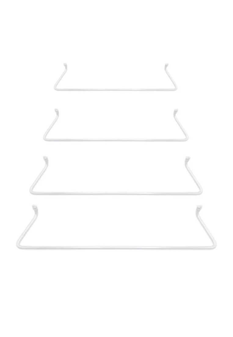 Dolle Riser Bars for Spiral Staircase Safety White (12 Pack)