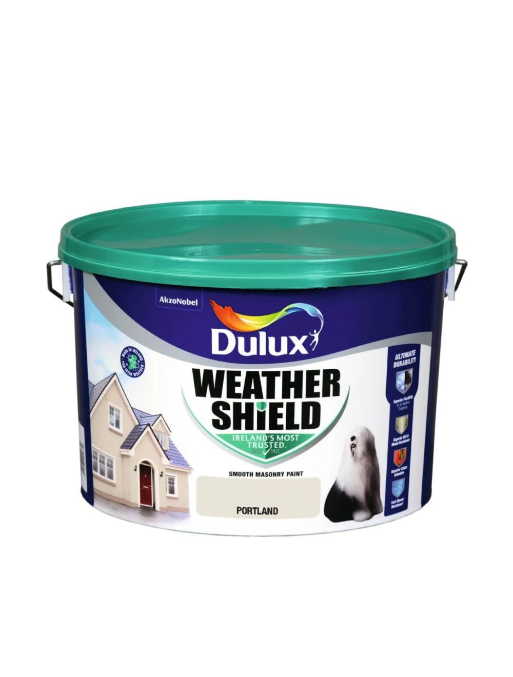 Dulux Weathershield 10L Portland Exterior Paint