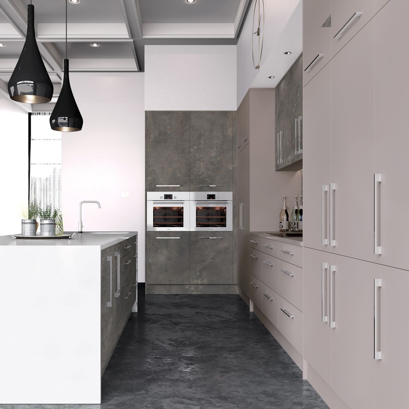 Ethos Edged Kitchens by O&S Doors